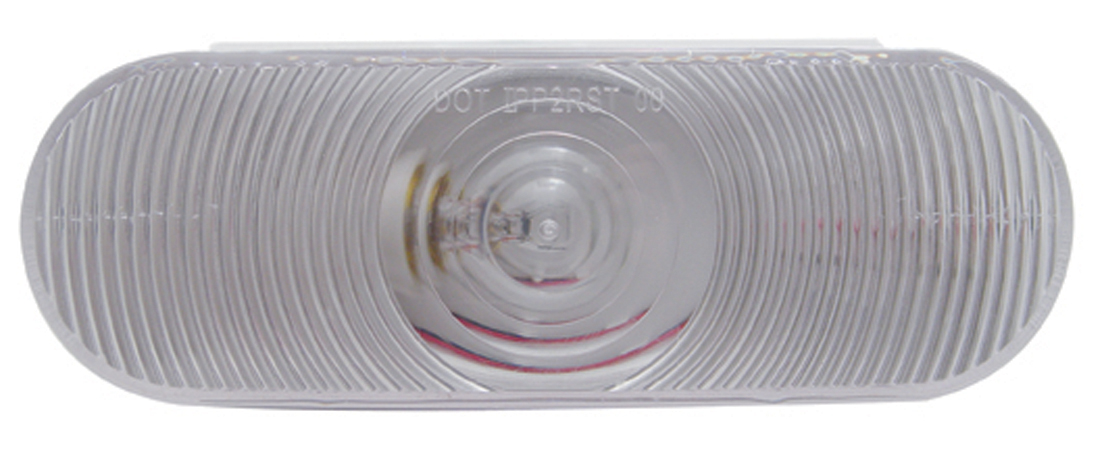 Incandescent Oval Round Back Up Light - Clear