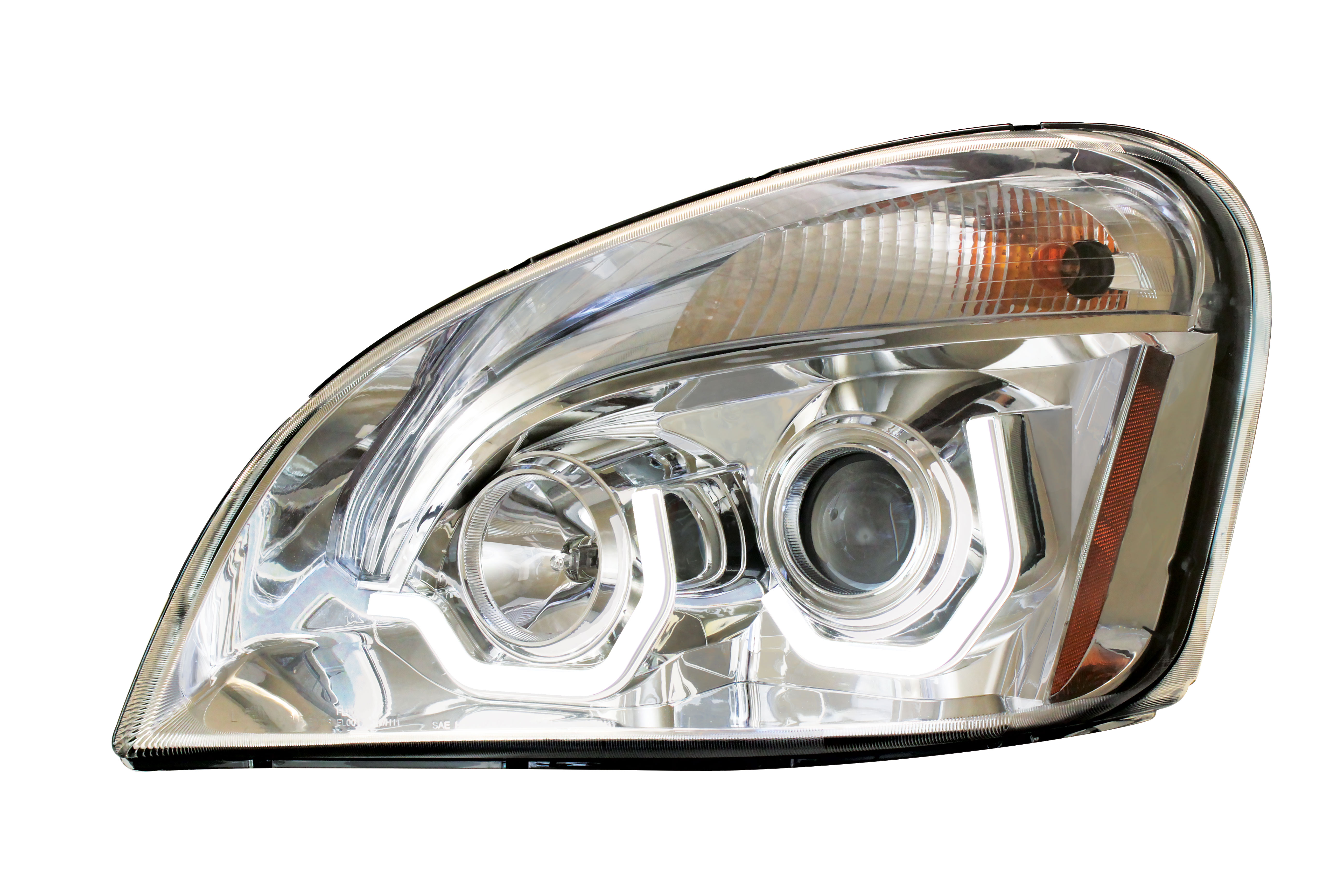Chrome Freightliner Cascadia Projection Headlight