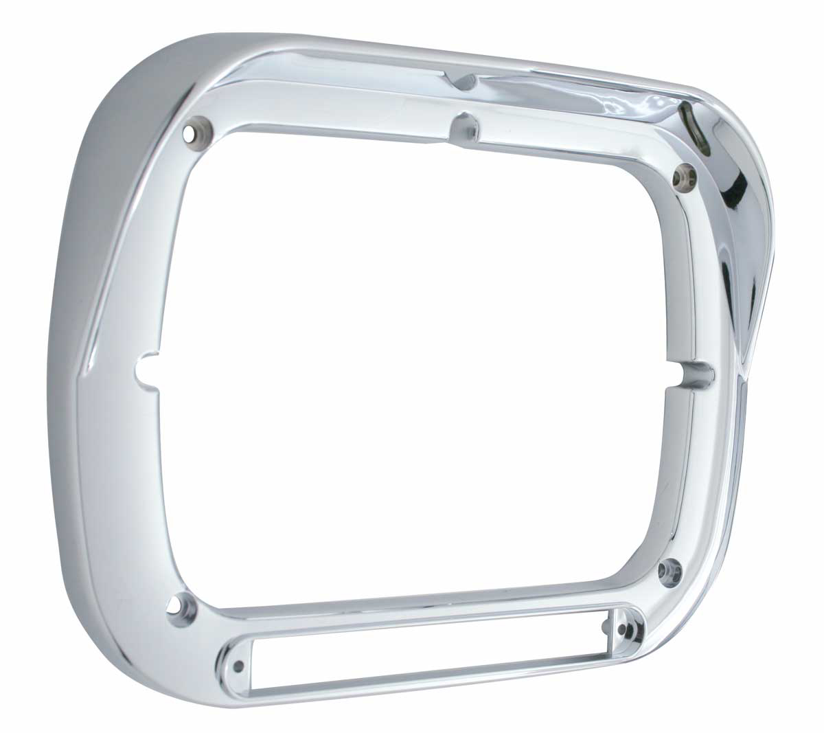 200Mm (5" X 7") Rectangular Crystal Headlight W/ Blue Dot - Replaceable H4 Halogen Bulb