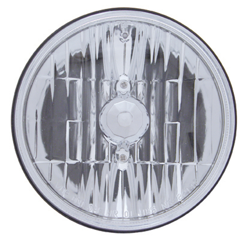 5 3/4" Crystal Round Headlight Bulb - 9007