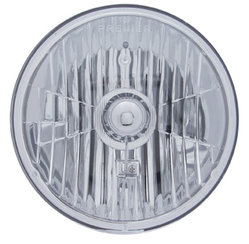 7" Crystal Round Headlight Bulb - H4