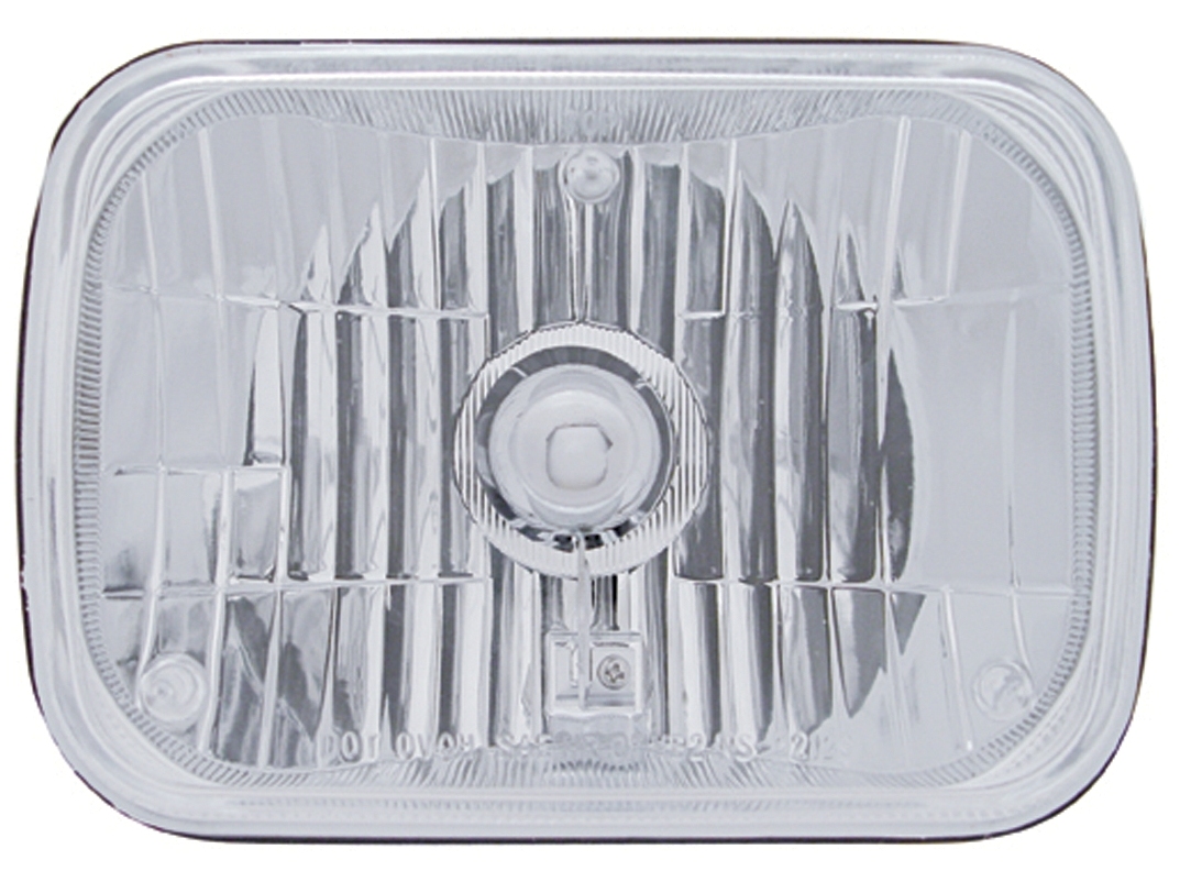 200Mm Crystal Rectangular Headlight - H4