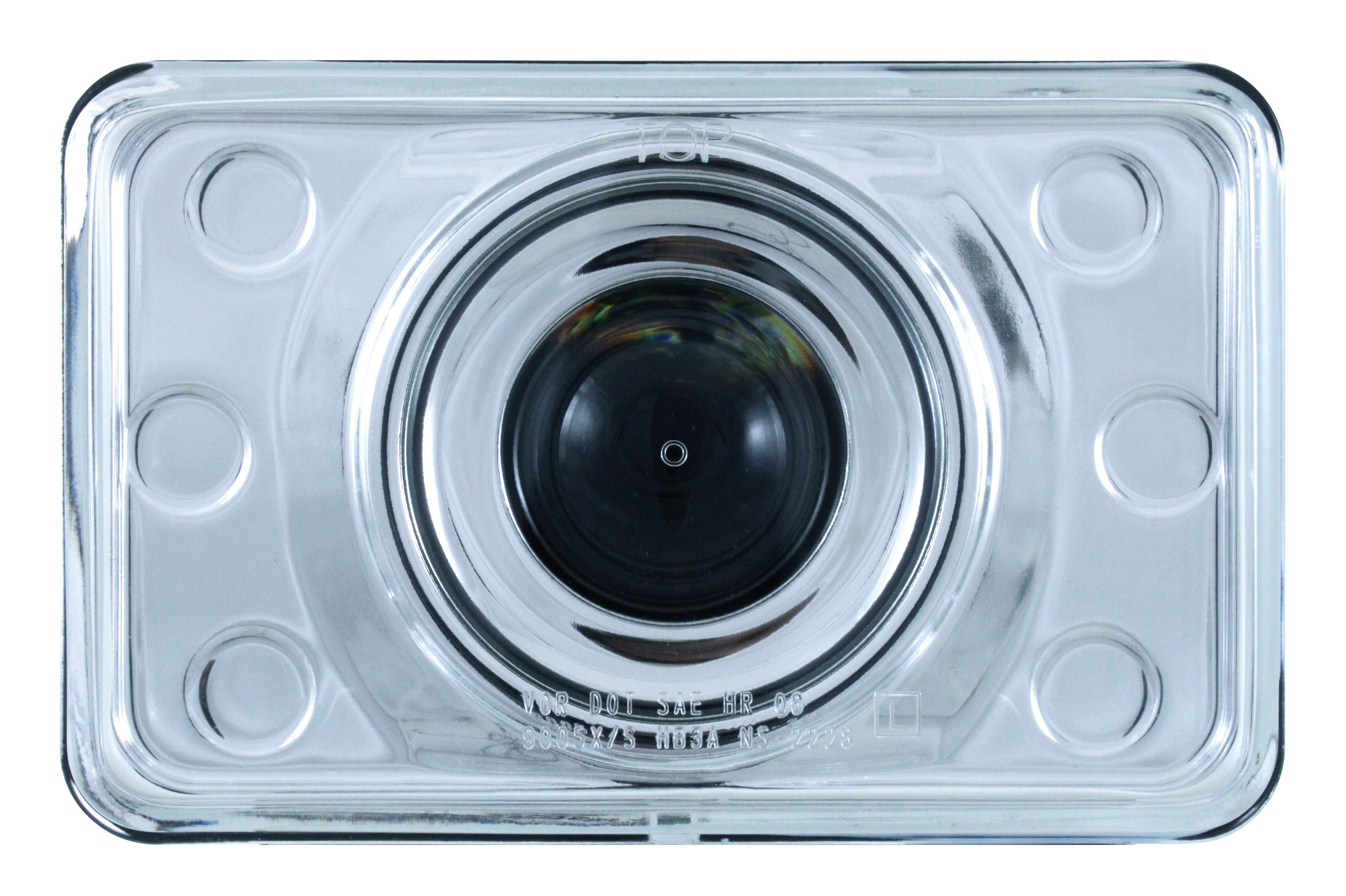 165Mm Crystal Projection Rectangular Headlight Bulb - Low Beam Only