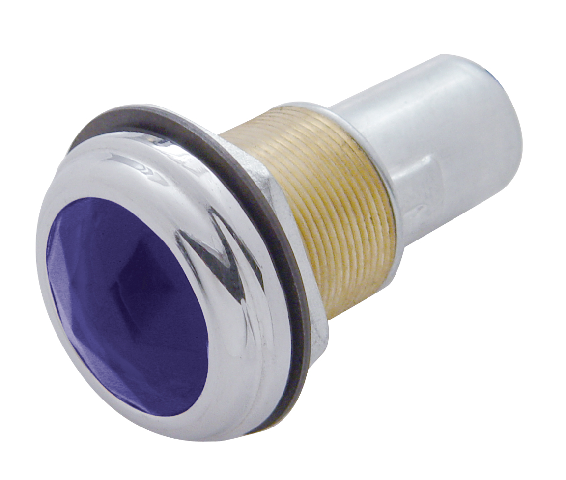 Incandescent 1 1/4" Round Utility Light - Blue