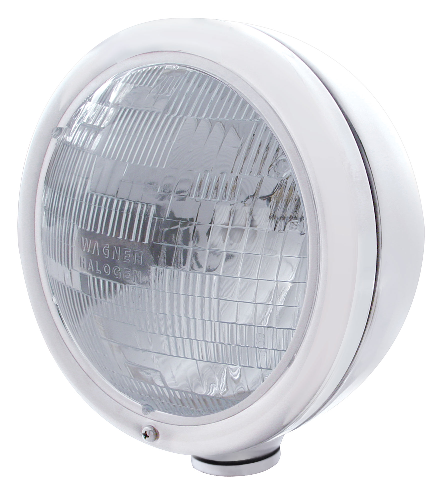 Chrome "Classic" Peterbilt Headlight - H6024 Halogen