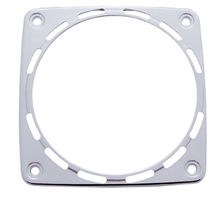 Chrome Plastic Square Turn Signal Light Bezel