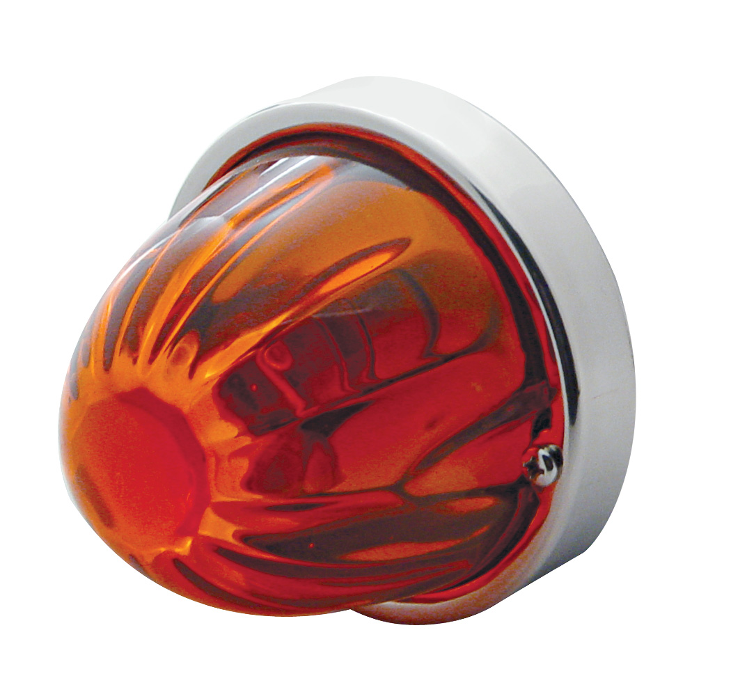 Cab Light Conversion Kit W/ Dark Amber Watermelon Glass Lens - 1157 Double Contact Base