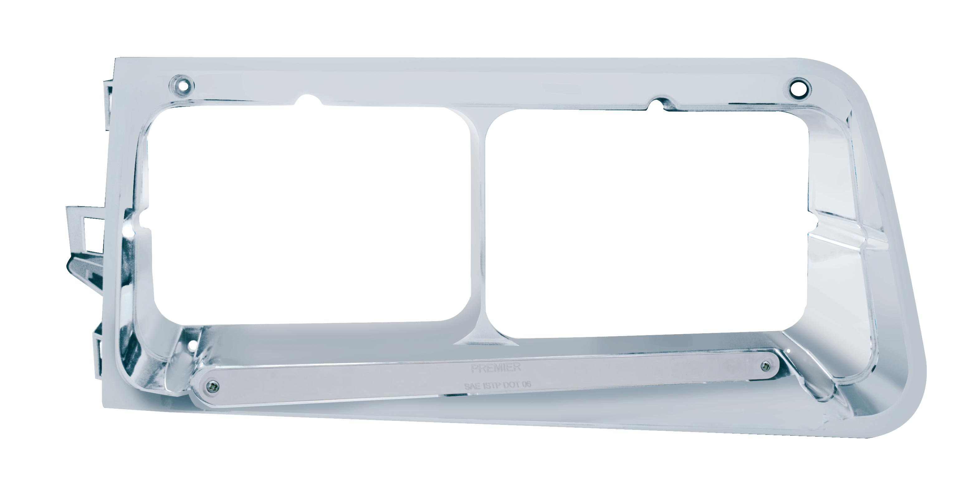 Led Freightliner Fld Driver Side Headlight Bezel W
