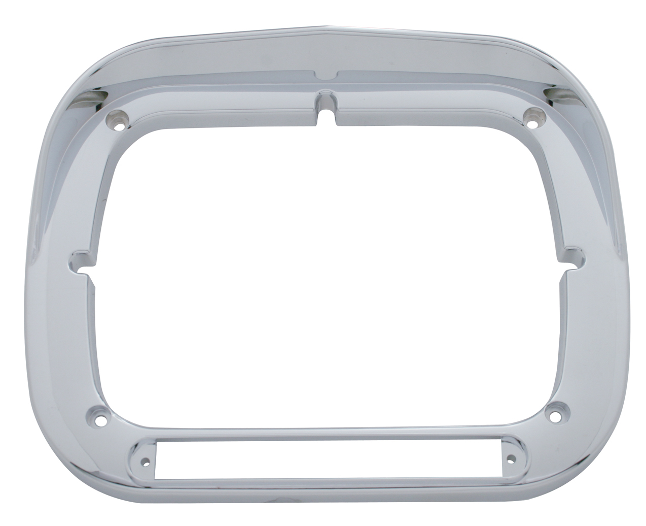Cr Pl 6"X 8" Headlight Bezel-W/Led
