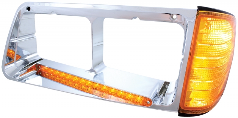 14 Amber Led Freightliner Fld Driver Side Headligh