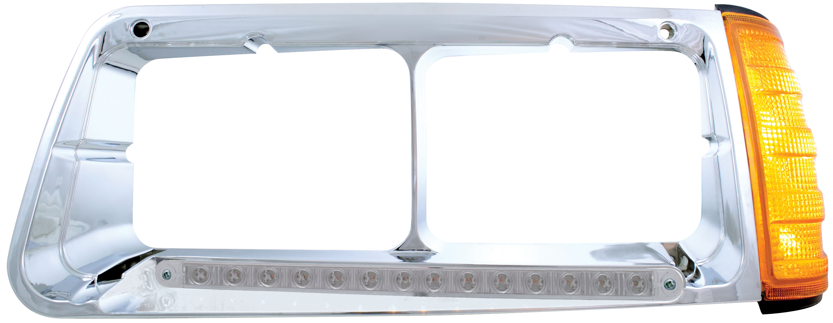 14 Amber Led Freightliner Fld Driver Side Headligh