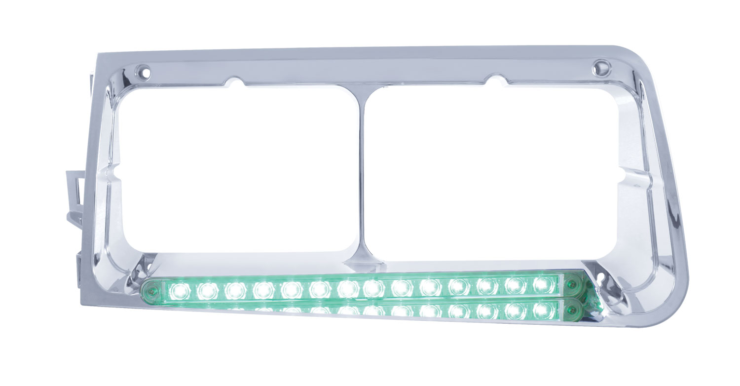 Led Freightliner Fld Driver Side Headlight Bezel W
