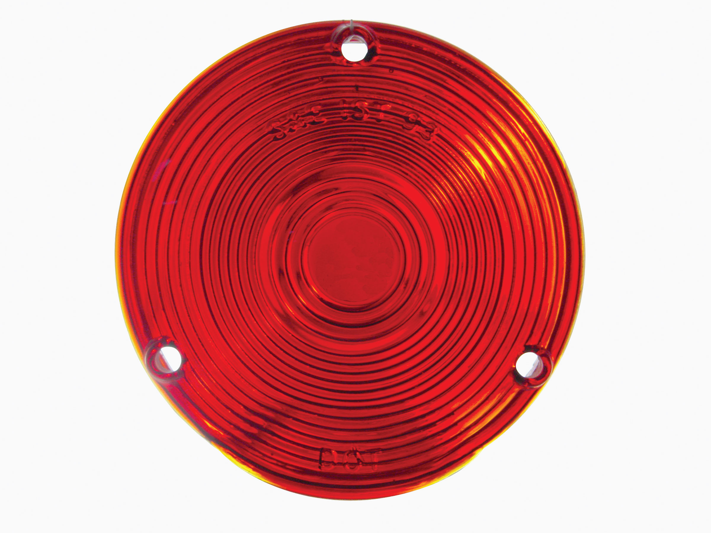 Glass Turn Signal Lens - Red