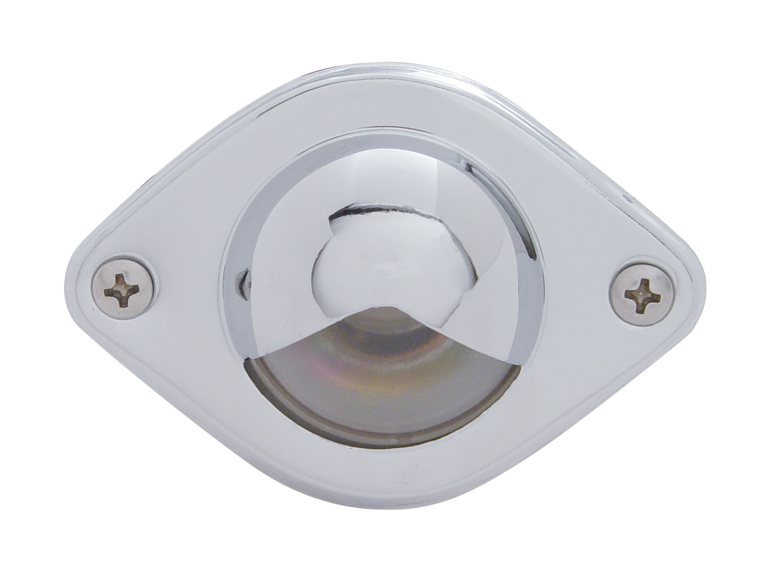 Incandescent Chrome Plated License Light