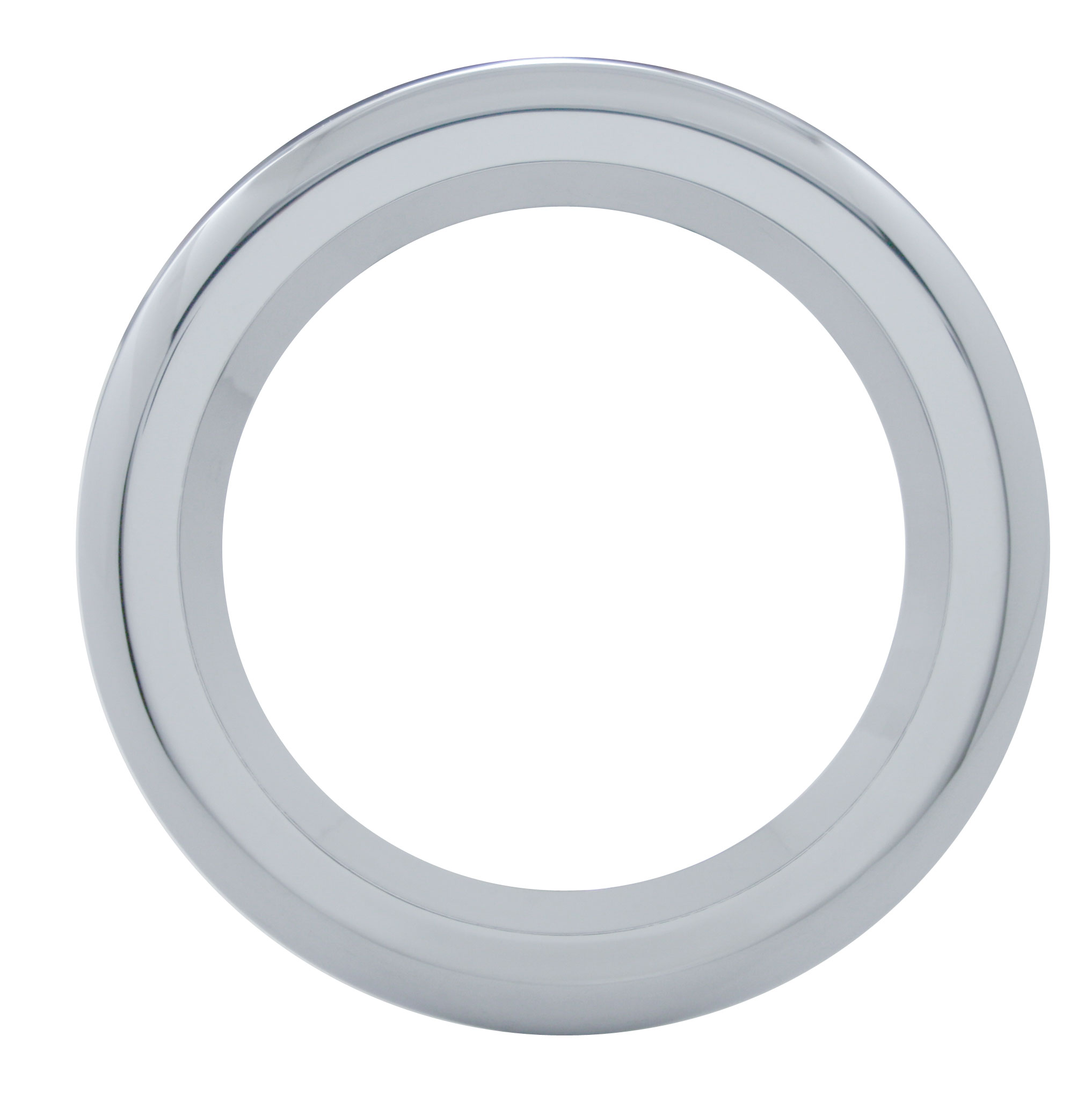 Chrome Plastic 4" Twist-On Bezel