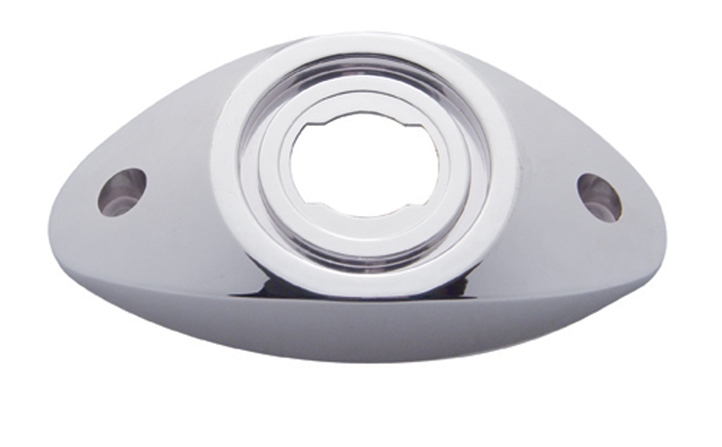 Chrome Plastic 2" Twist Lock Branch Deflector