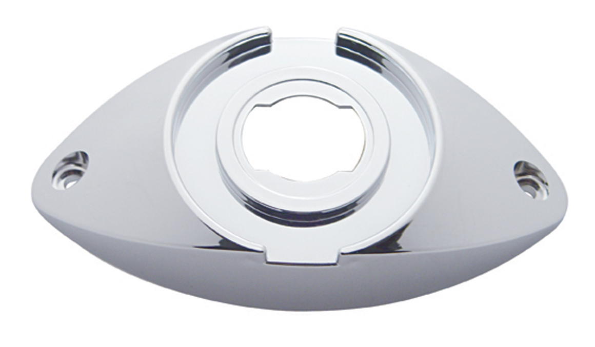 Chrome Plastic 2 1/2" Twist Lock Branch Deflector