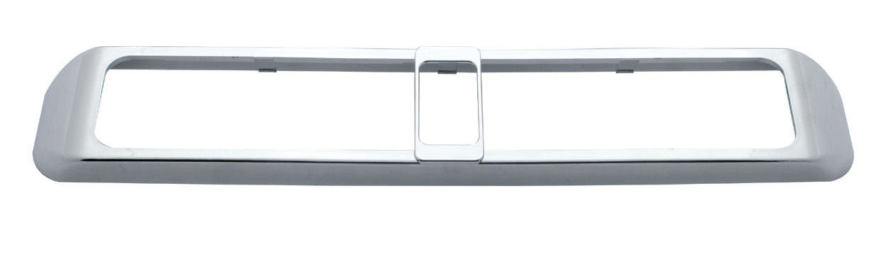 Chrome Plastic Rectangular Light Bezel W/ Led Light Opening - Flush Mount