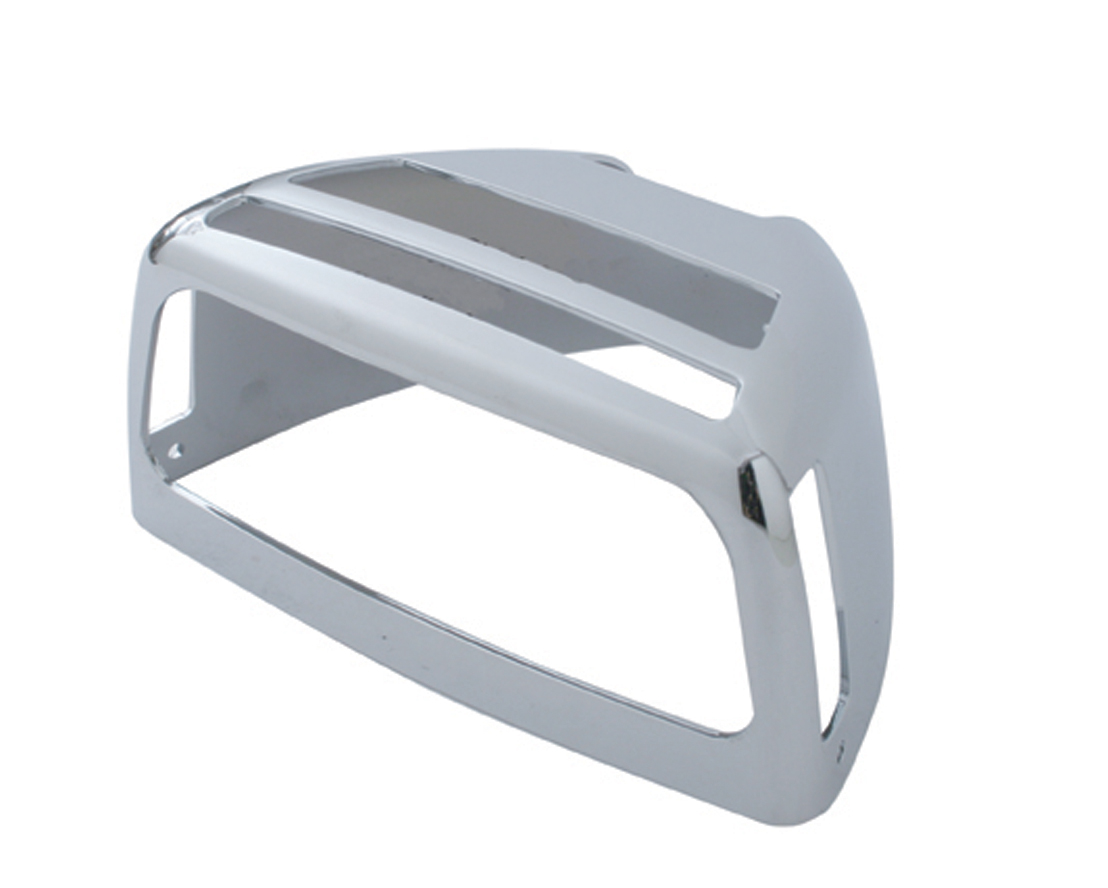 Chrome Plastic Peterbilt Headlight Turn Signal Cover