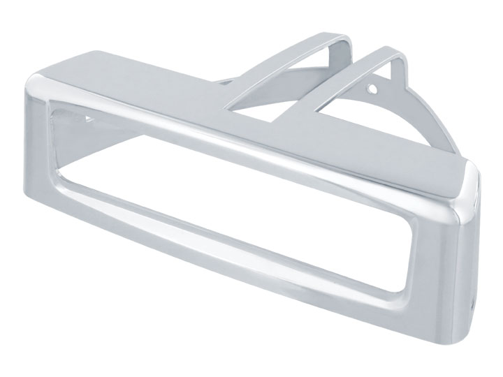 Chrome Plastic Peterbilt Headlight Turn Signal Cover - Low Profile
