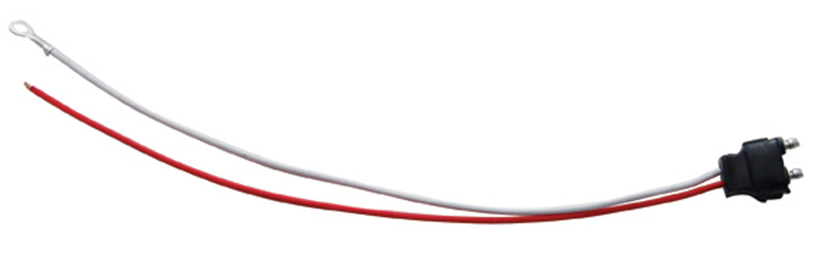 2 Wire Plug - Red (Hot) Wire Snapped End