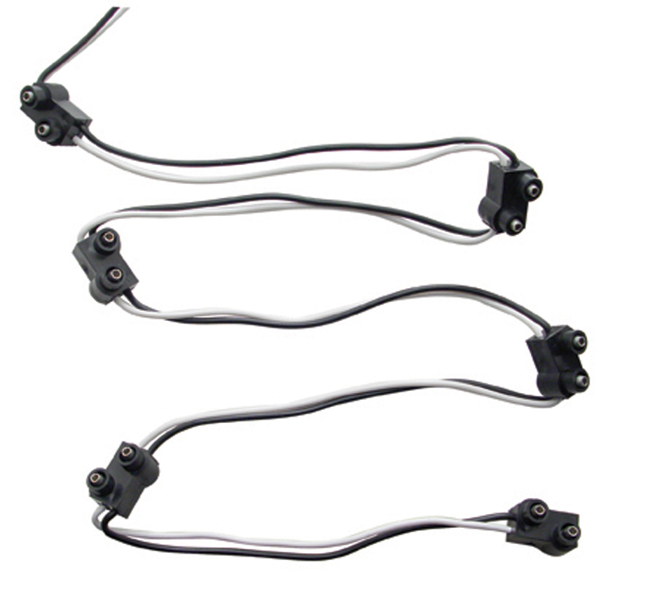 Wire Harness - 7" Wire Lead W/ 6 Molded 2 Wire Plug