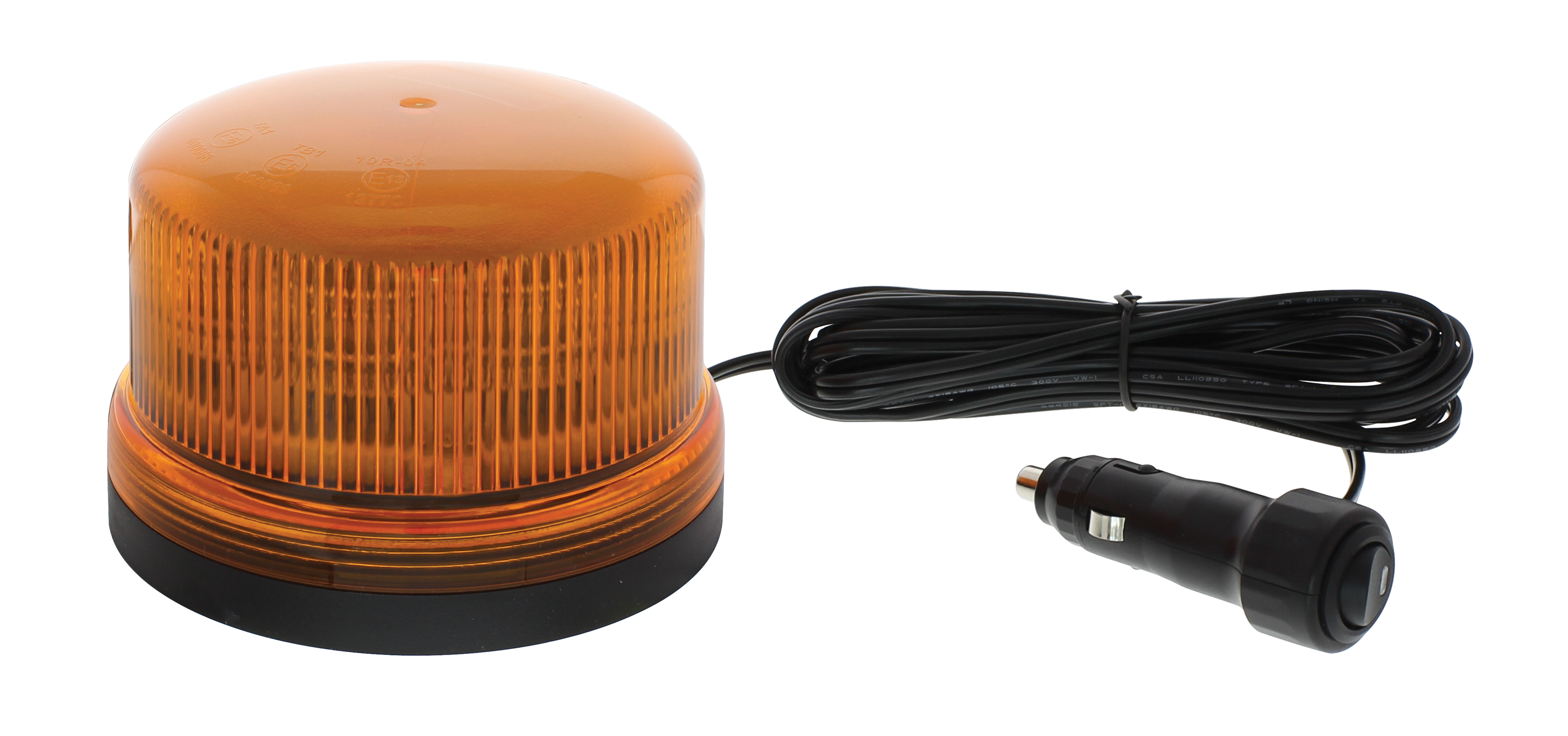 8 High Power Led 12V/24V Low Profile Beacon Light - Magnetic Mount