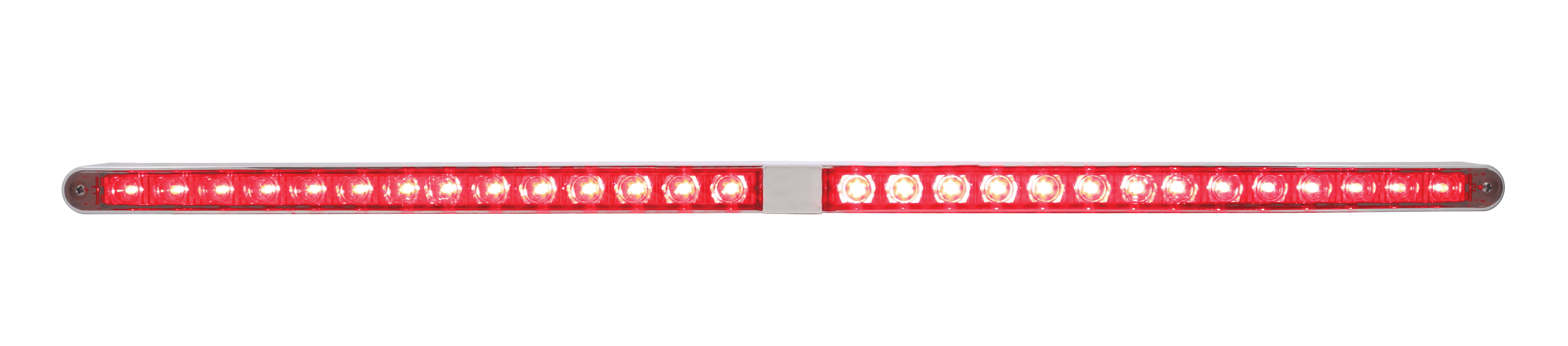 24" Led Light Bar With Two 14 Red Led Light Bar - Red Lens