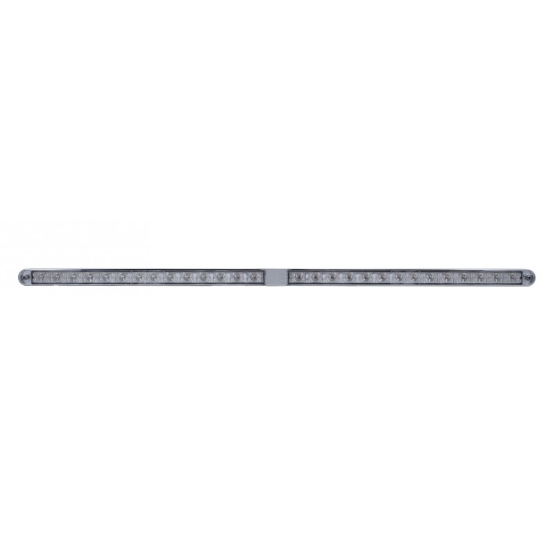 24" Led Light Bar With Two 14 Blue Led Light Bar - Clear Lens