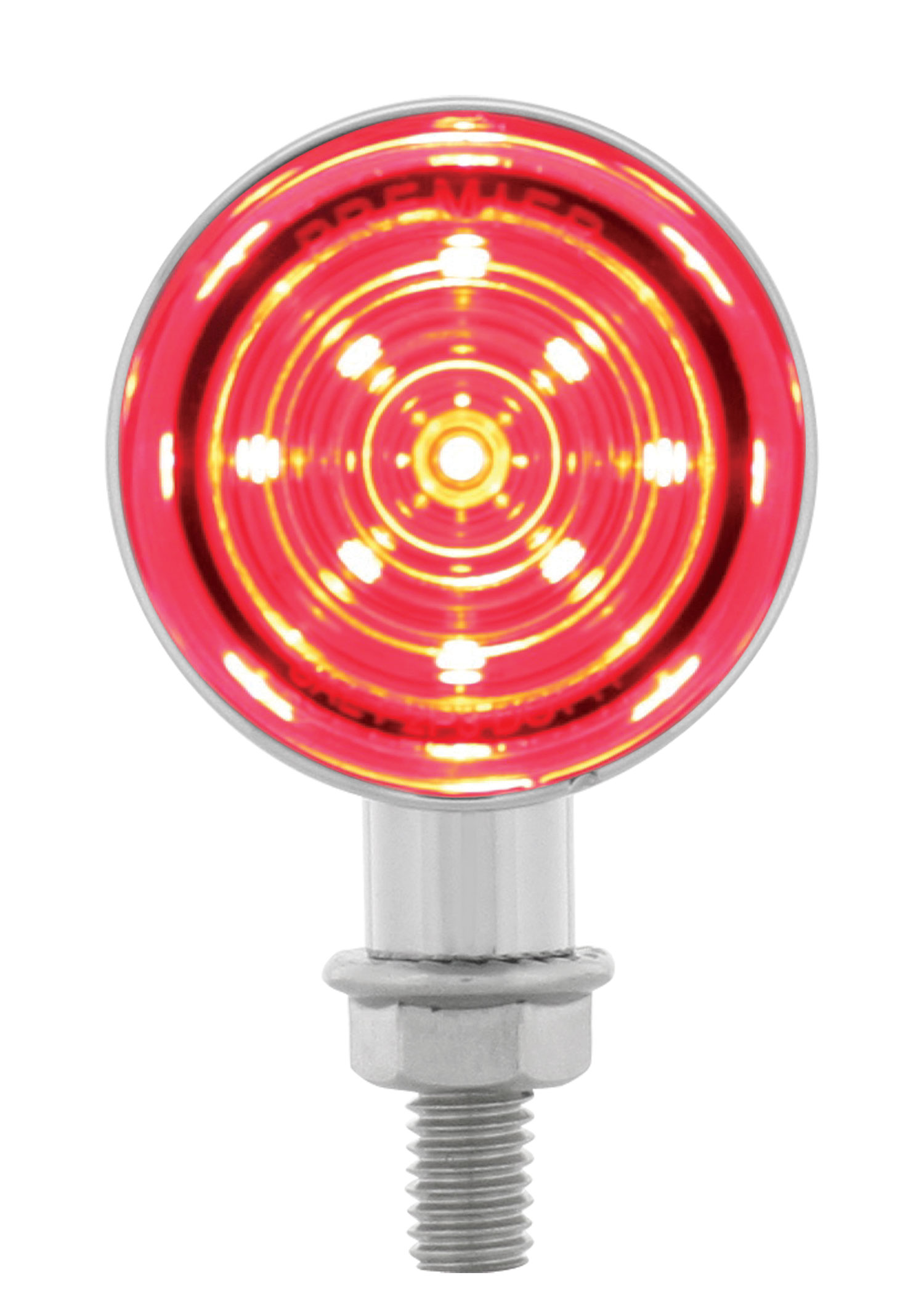 9 Red Led Dual Function Mini Bullet Light - Red