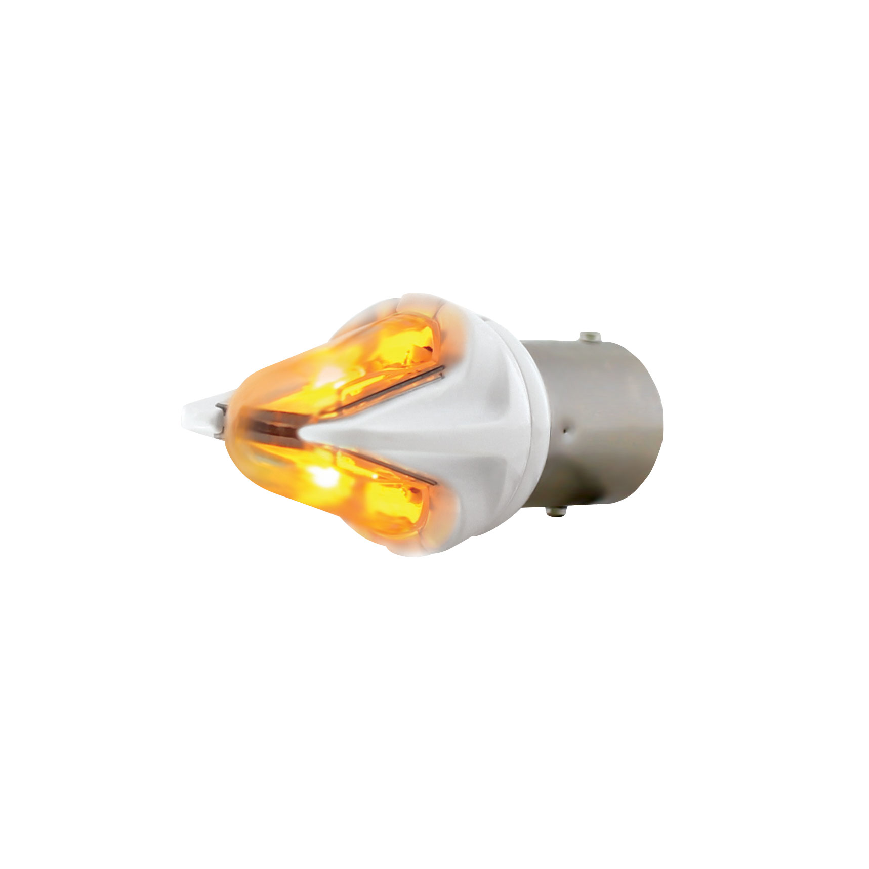 2 Hight Power Led 1157 Bulb - Amber