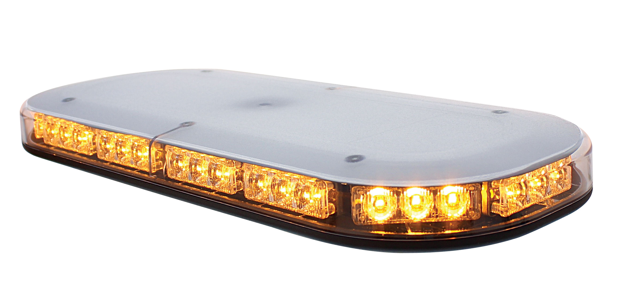 42 High Power Led Micro Strobe Warning Bar - Permanent Mount - Clear Lens