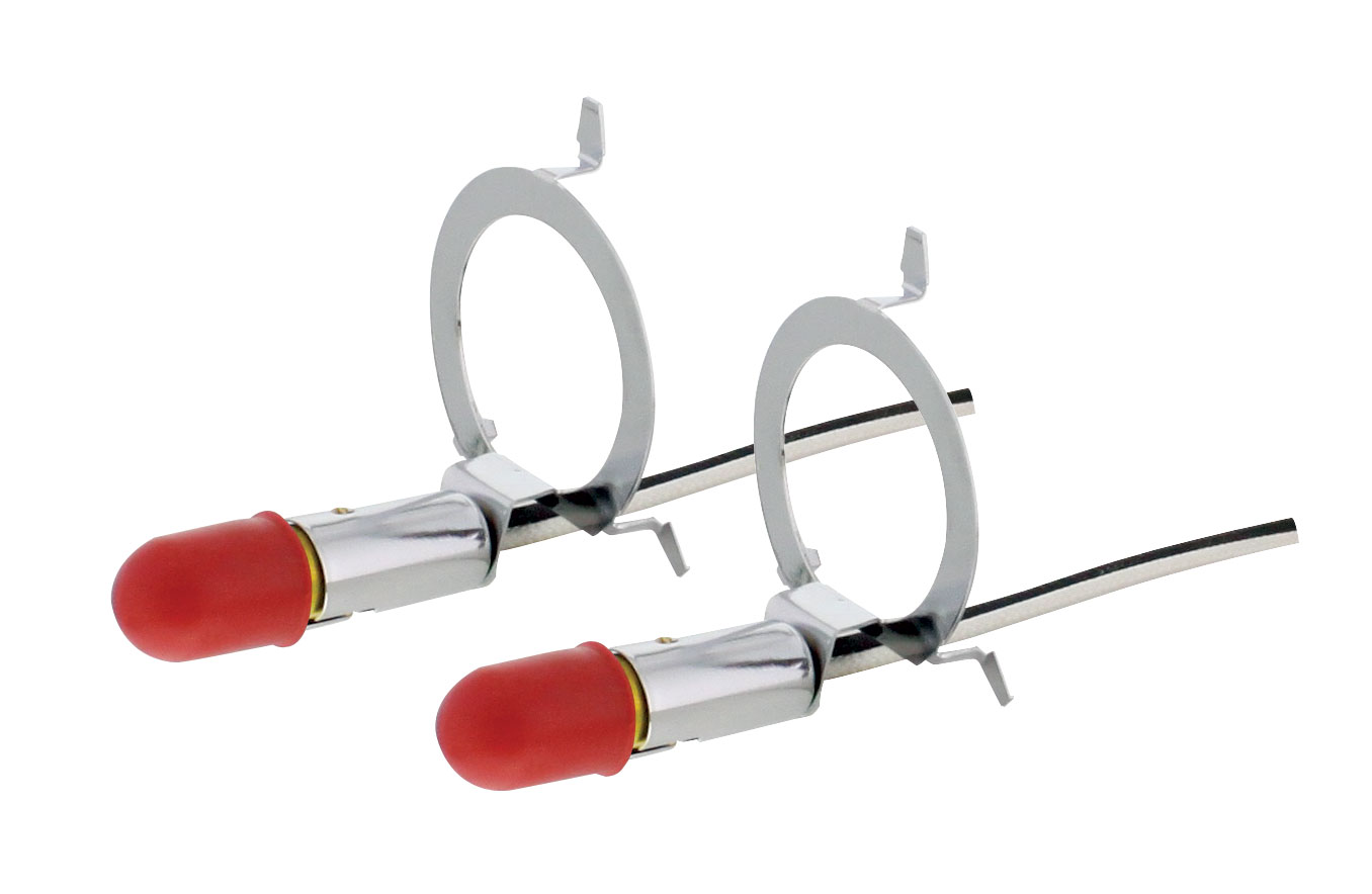 Deluxe Headlamps City Or Park Light - Hot Red