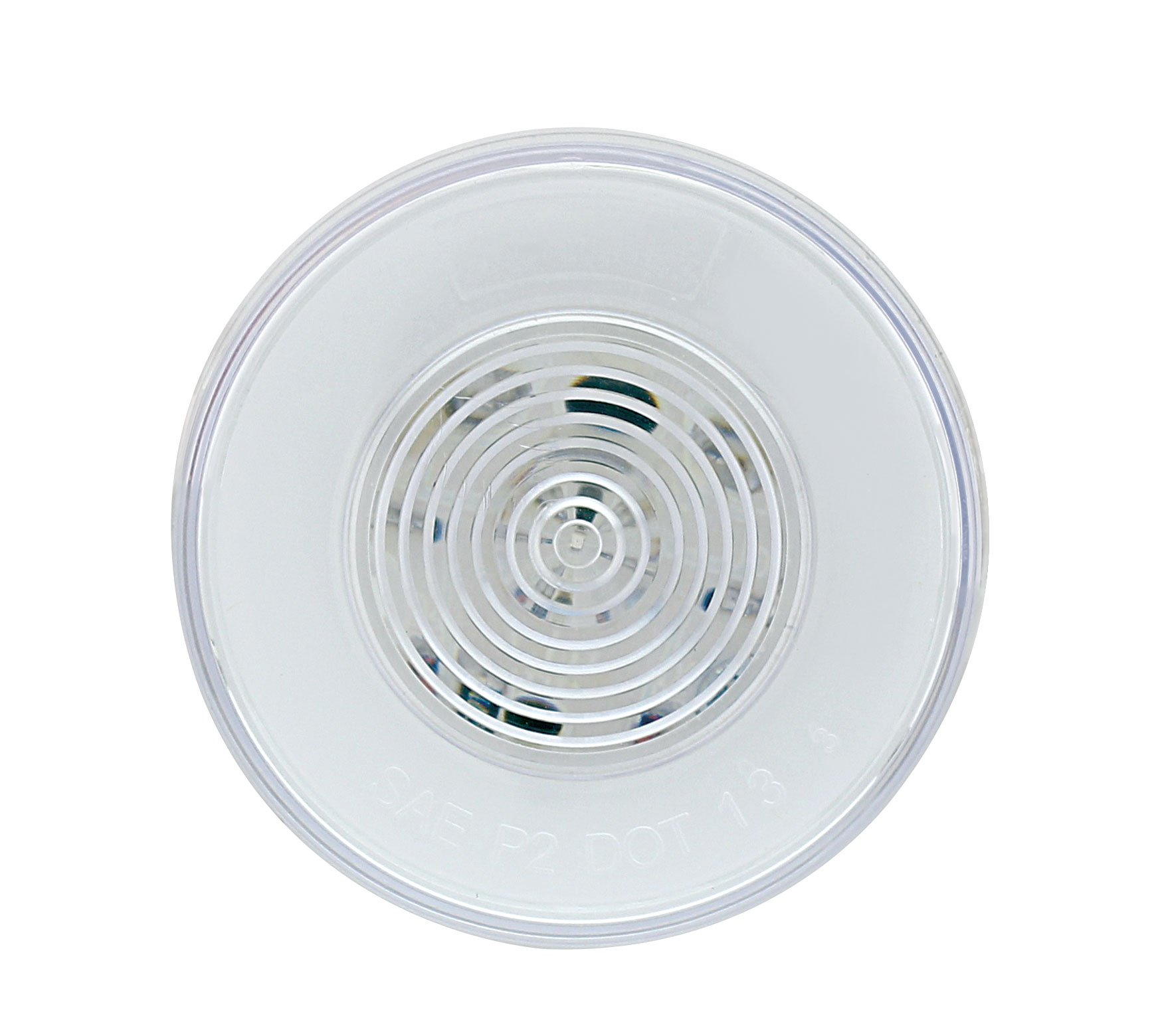 9 Amber Led 2 1/2" Clearance/Marker "Glo" Light - Clear Lens