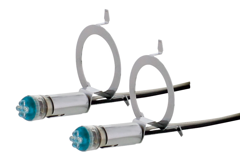 (2/Card) "City Light" Bracket (#38567) - Blue Led