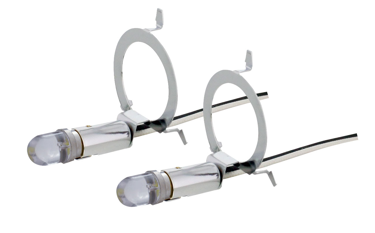 *Closeout* (2/Card) "City Light" Bracket *Closeout* (#38565) - White Led