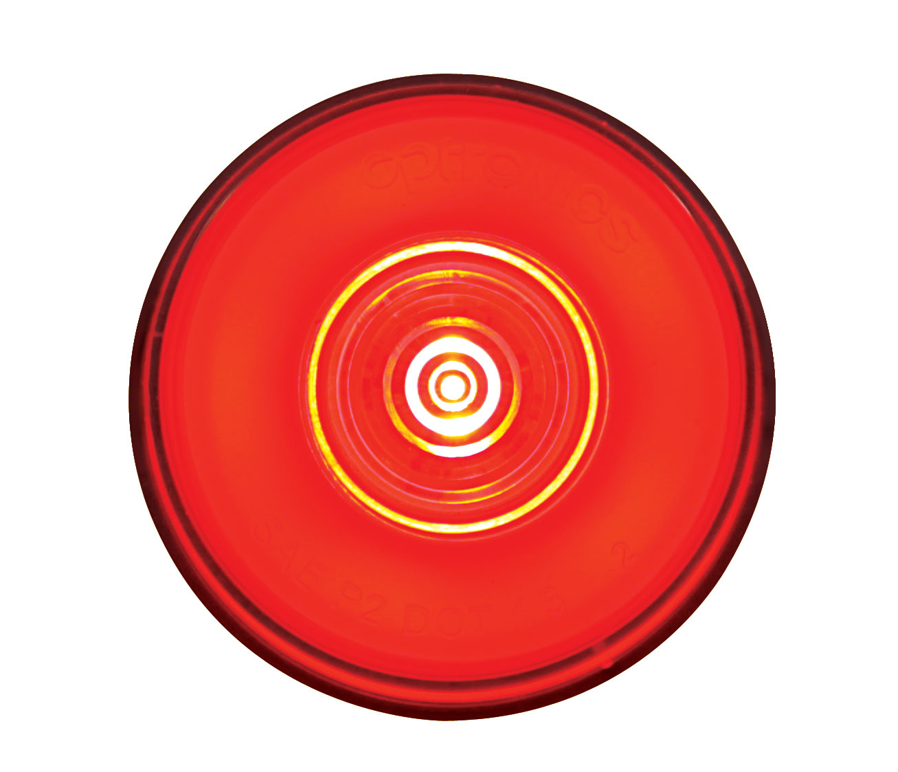 6 Red Led 2" Clearance/Marker "Glo" Light - Red Lens