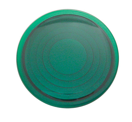 2006+ Peterbilt Round Dome Light Lens - Green