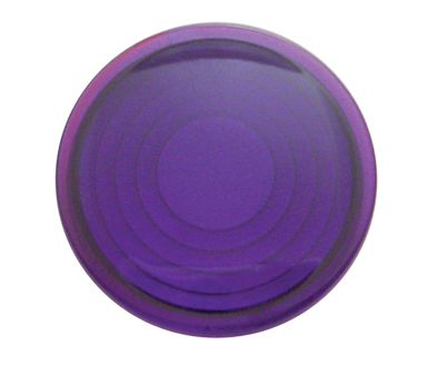 2006+ Peterbilt Round Dome Light Lens - Purple