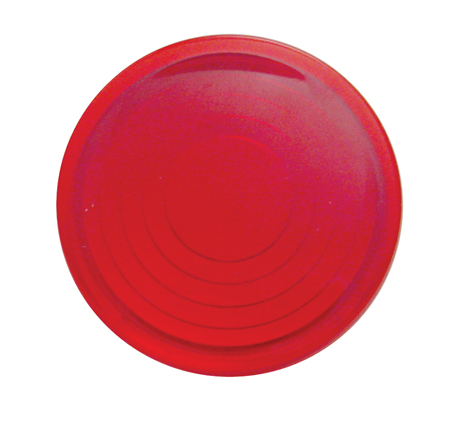 2006+ Peterbilt Round Dome Light Lens - Red