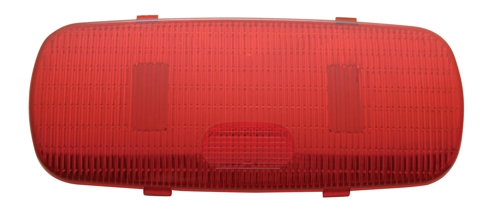 2006+ Peterbilt Upper Center Dome Light Lens - Red