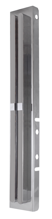 Led Peterbilt Air Cleaner Bracket With 14 Amber Led 24" Light Bar X 4 - Chrome Lens