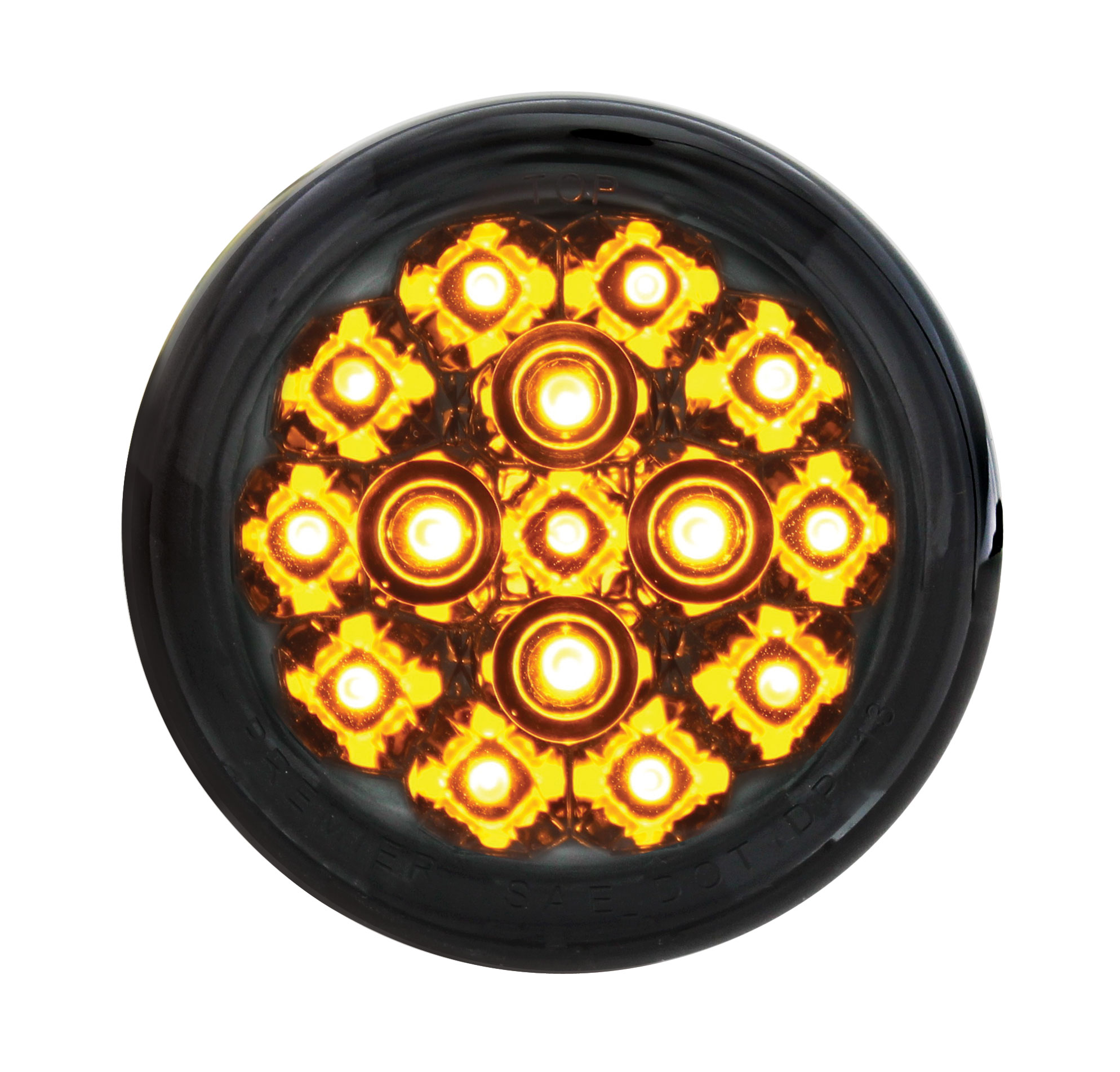 15 Amber Led 2 3/8" Harley Turn Signal - Smoke Lens