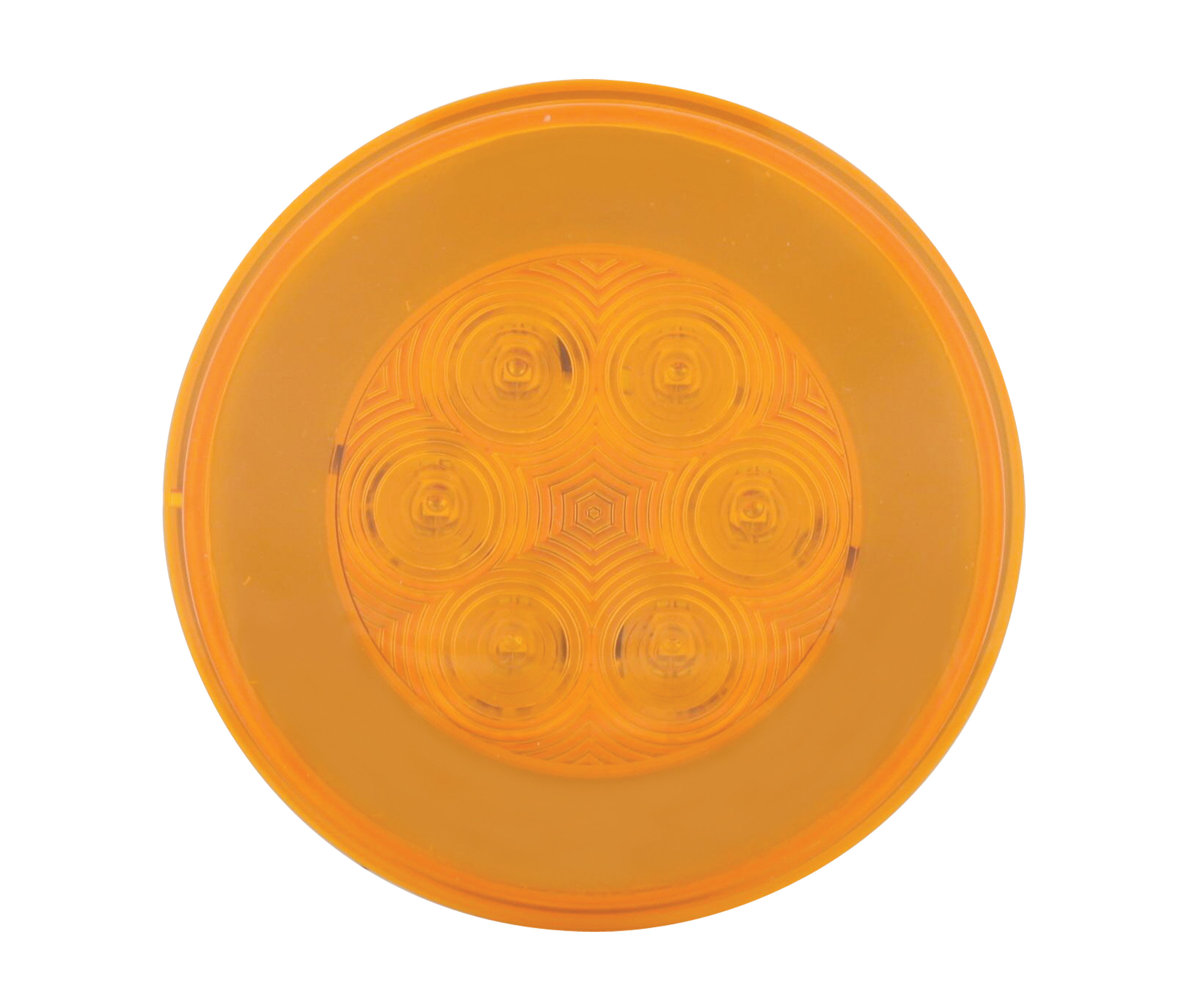 21 Amber Led 4" S/T/T & P/T/C "Glo" Light - Amber Lens