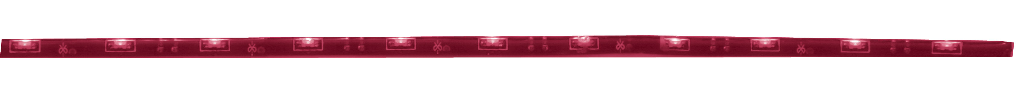 90 Led Rubber Air Cleaner Strap - Red
