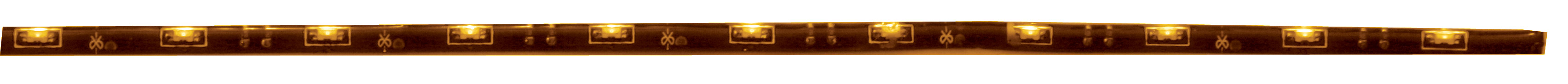 45 Amber Led 35 1/4" Flex Light - Wire Exit Right