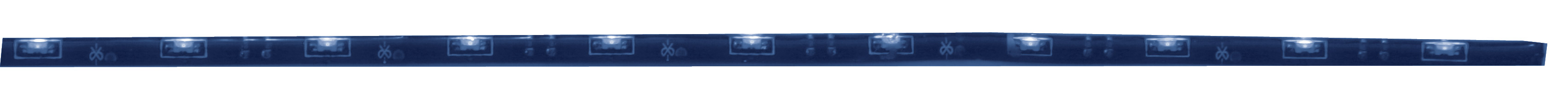 45 Blue Led 35 1/4" Flex Light - Wire Exit Right