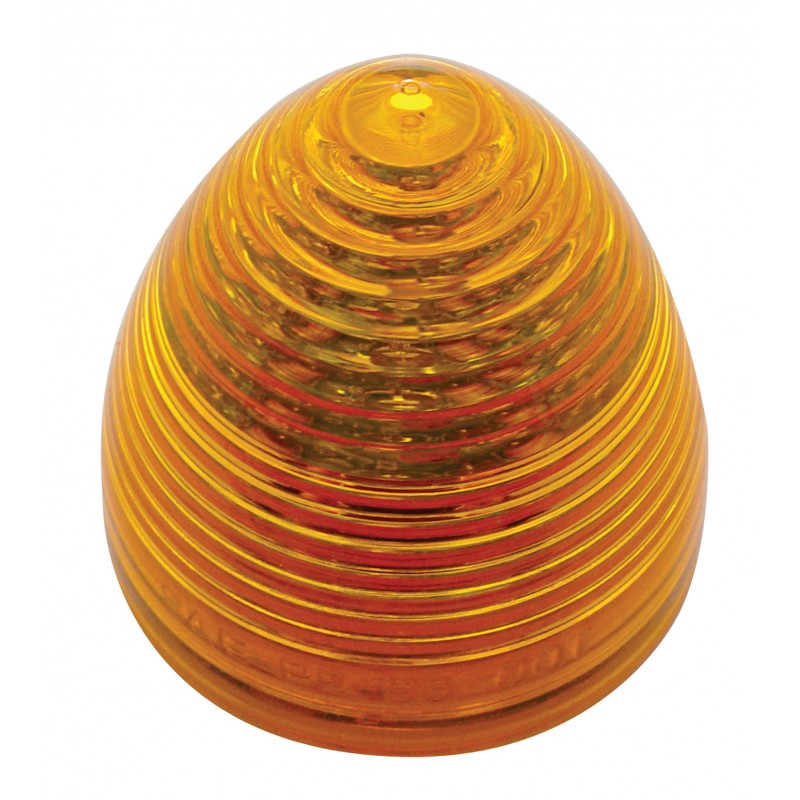 9 Amber Led 2" Beehive Clearance/Marker Light - Amber Lens