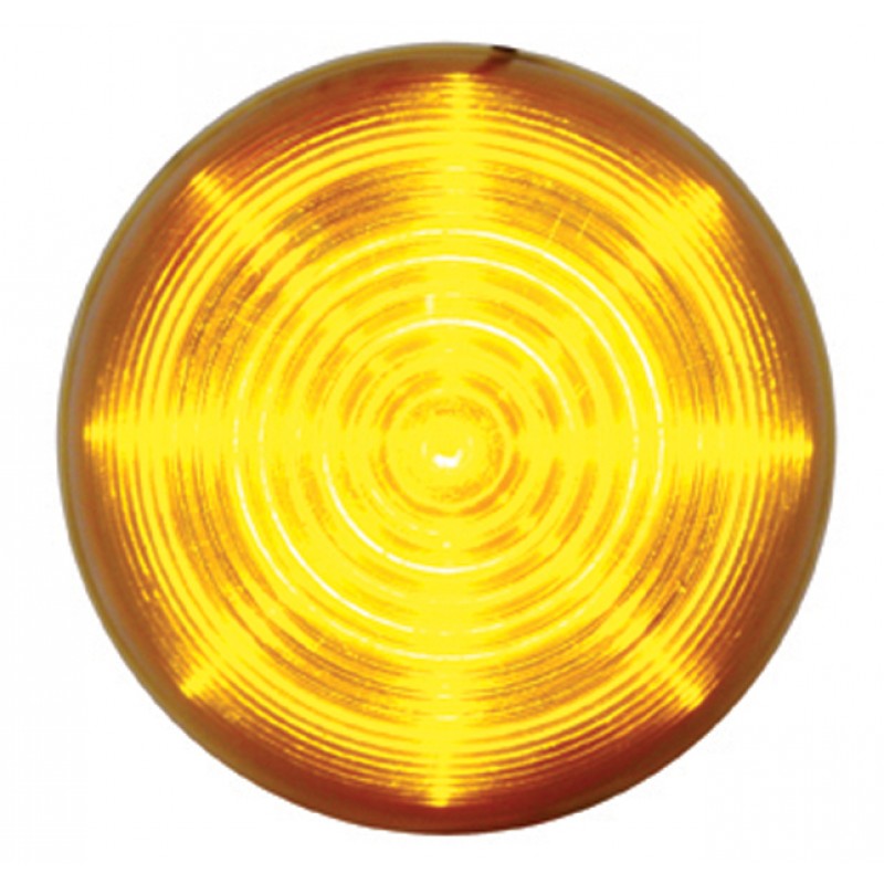 13 Amber Led 2 1/2" Beehive Clearance/Marker Light - Amber Lens