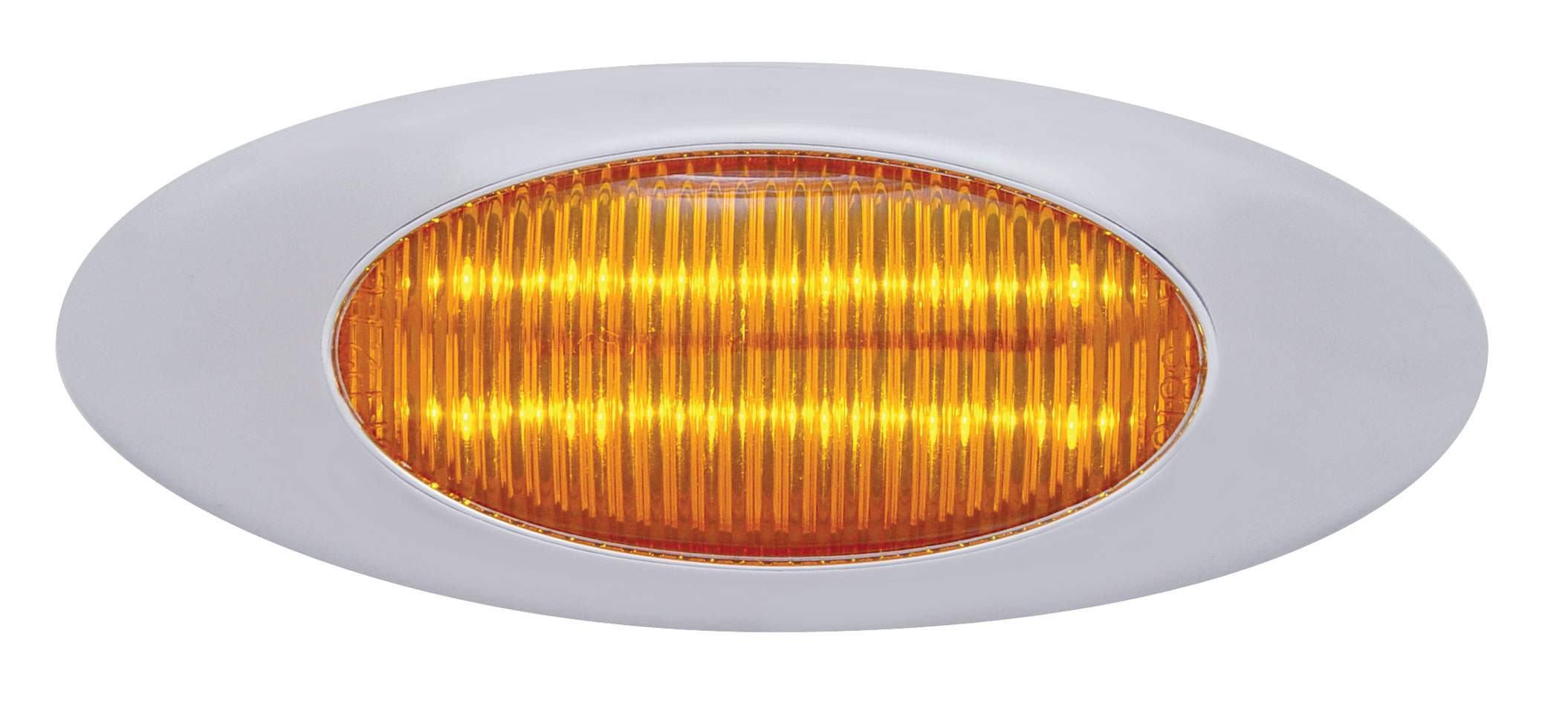 12 Amber Led "Phantom I" Clearance/Marker Light - Amber Lens